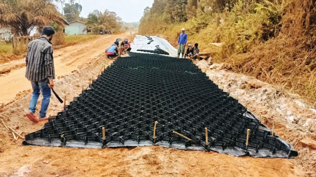 geocell pemadatan tanah
